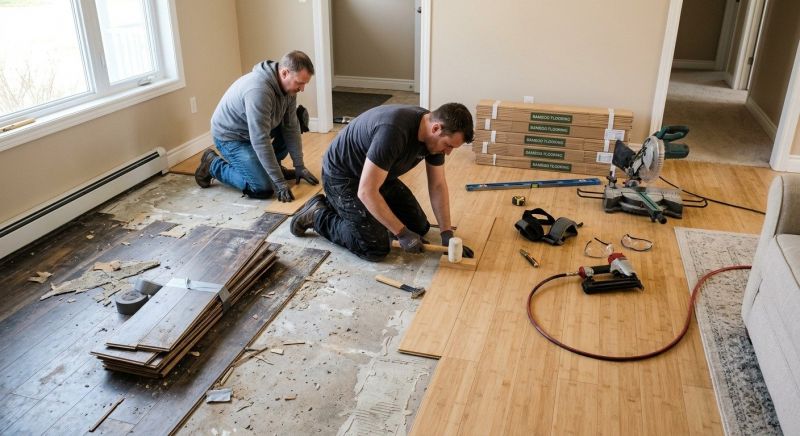 Bamboo Flooring Installation in Mckinney, TX
