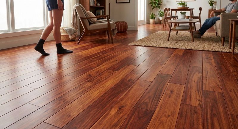 Cherry Floor Installation in Wylie, TX