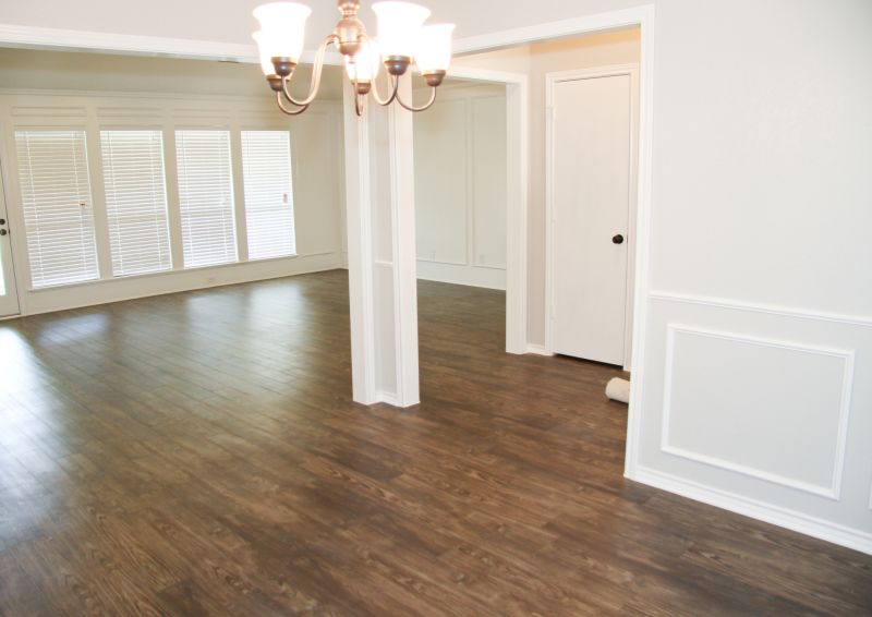 Dark Wood Floor Installation in Mckinney, TX