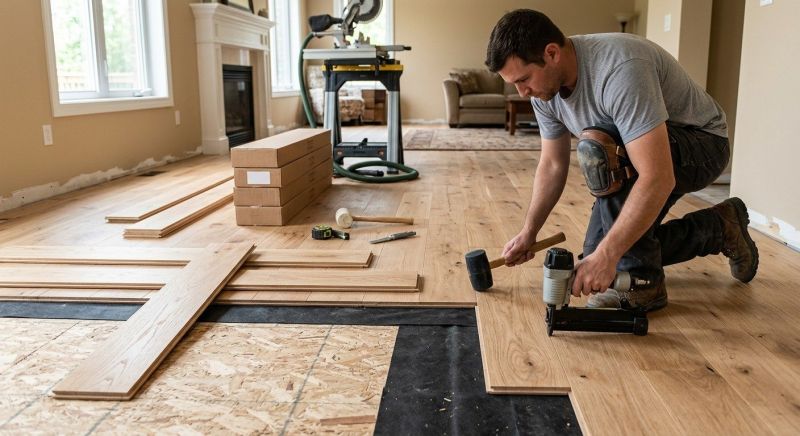 Hardwood Floor Installation in Carrollton, TX