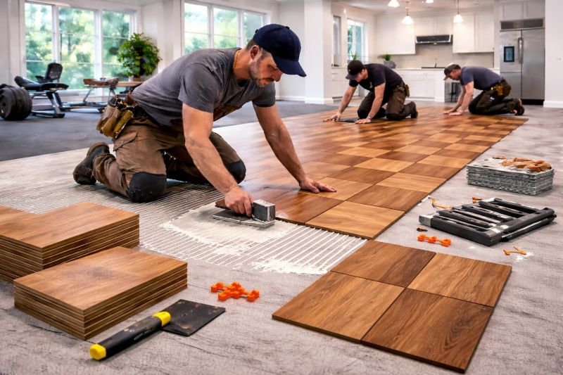 Hardwood Floor Installation in Collin County, TX