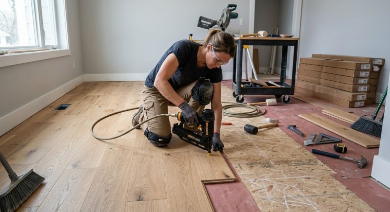 Hardwood Floor Installation in Richardson, TX