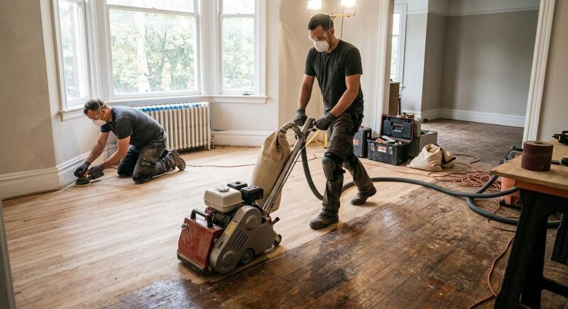 Hardwood Floor Renovation in Mckinney, TX