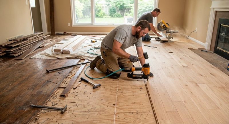 Hardwood Replacement in Richardson, TX