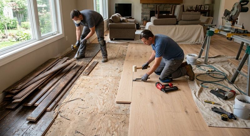 Hardwood Replacement in The Colony, TX