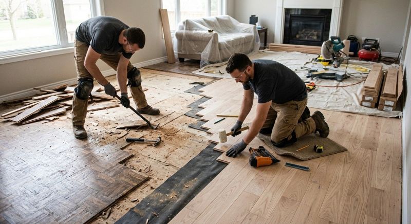Hardwood Replacement in Van Alstyne, TX
