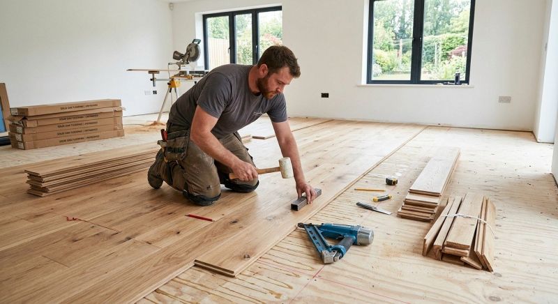 Oak Floor Installation in Aubrey, TX