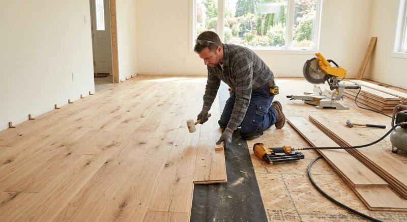 Oak Floor Installation in Mckinney, TX