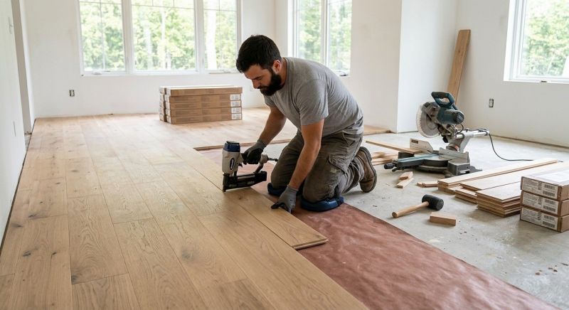 Oak Floor Installation in Van Alstyne, TX