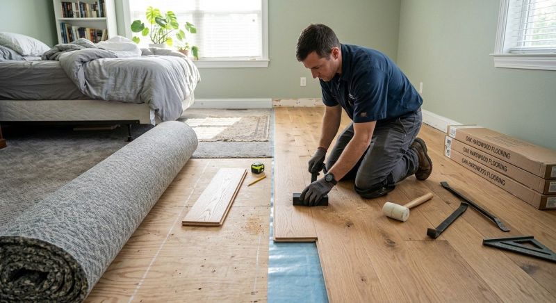 Oak Floor Replacement in Mckinney, TX