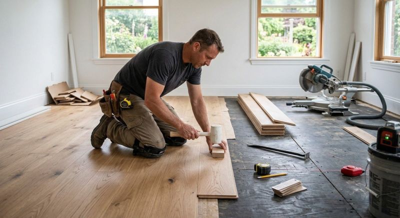 Plank Floor Installation in Mckinney, TX