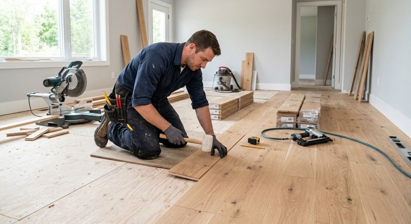 Wood Floor Replacement in Flower Mound, TX